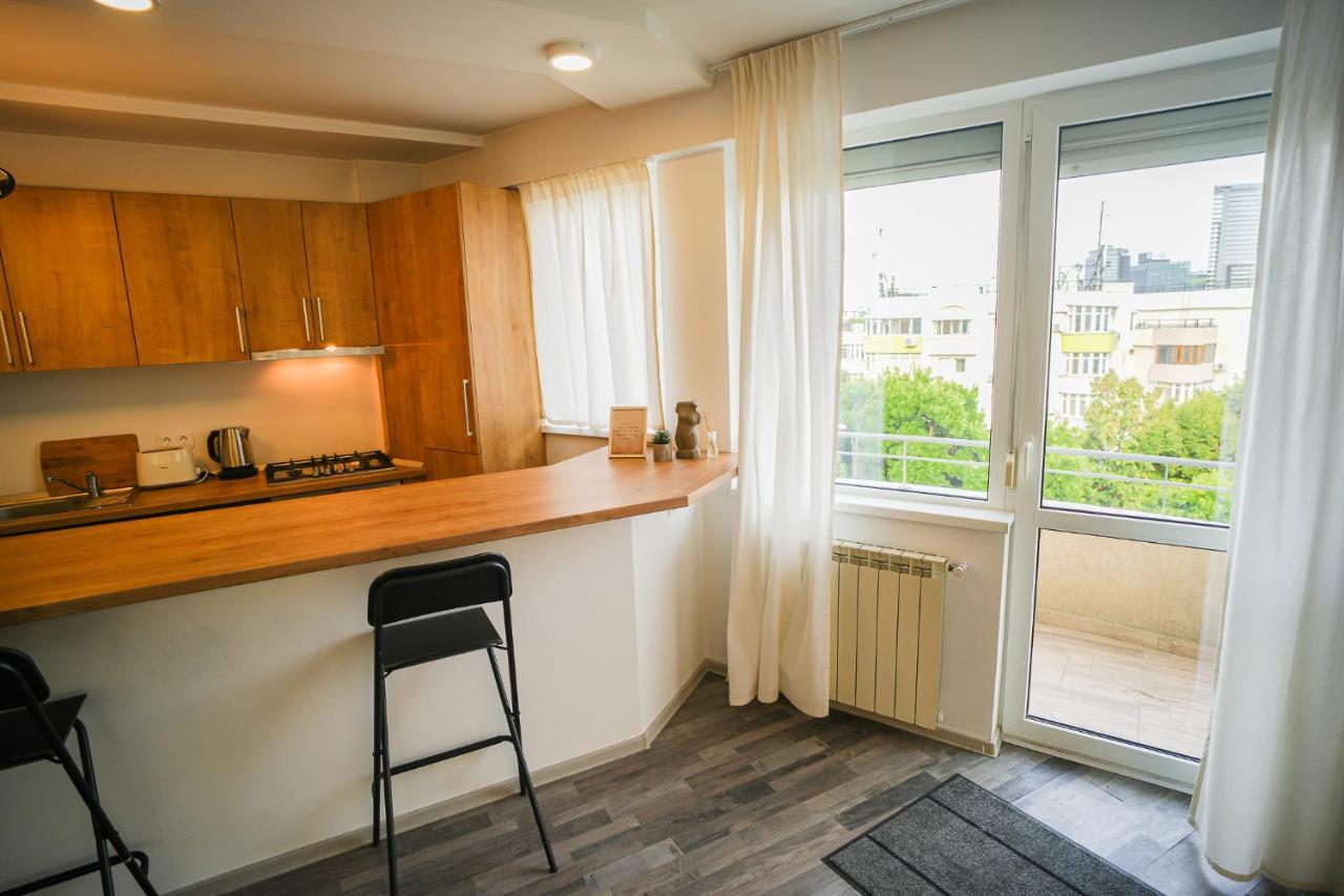 Penthouse With Huge Rooftop & Amazing City View Bucareste Exterior foto