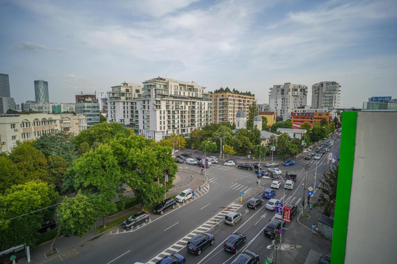 Penthouse With Huge Rooftop & Amazing City View Bucareste Exterior foto